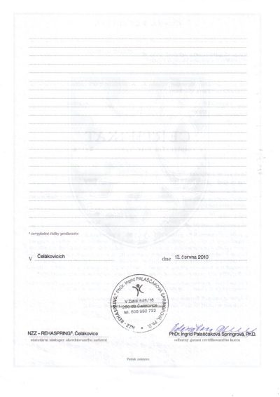 Certifikát