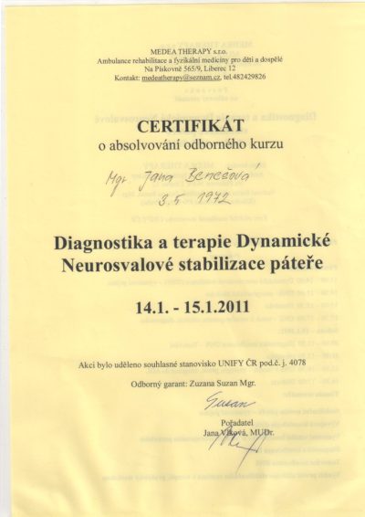 Certifikát