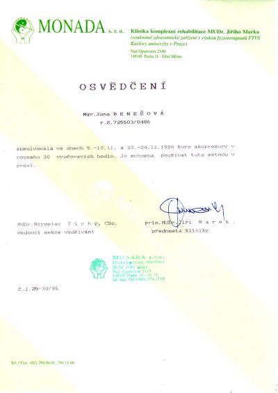 Certifikát