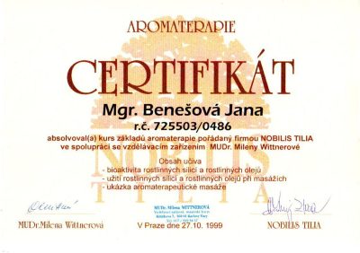 Certifikát