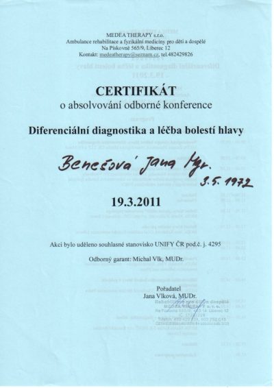 Certifikát