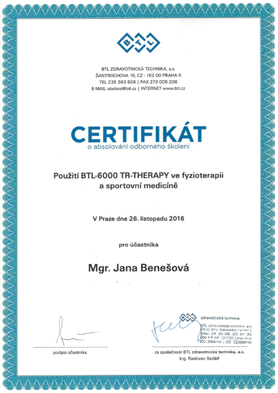 Certifikát