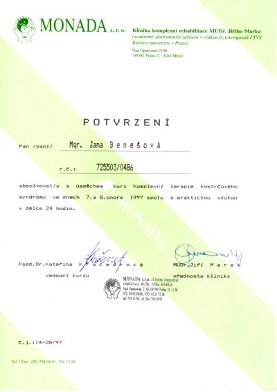 Certifikát