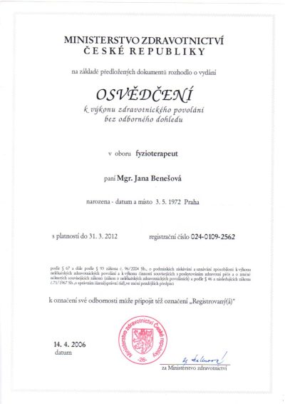 Certifikát