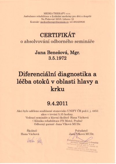 Certifikát