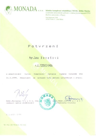 Certifikát