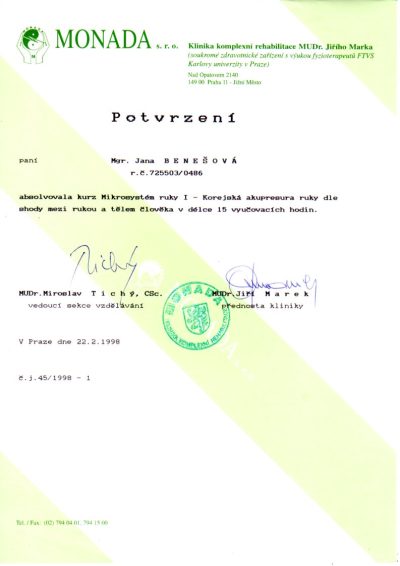 Certifikát